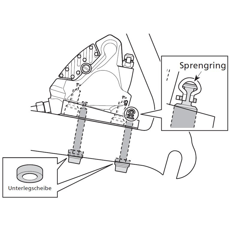 Shimano SM-MA Caliper Adapter - Flatmount to Flatmount Brake R160D/D +20 mm Adapteris 160mm stabdžių diskui