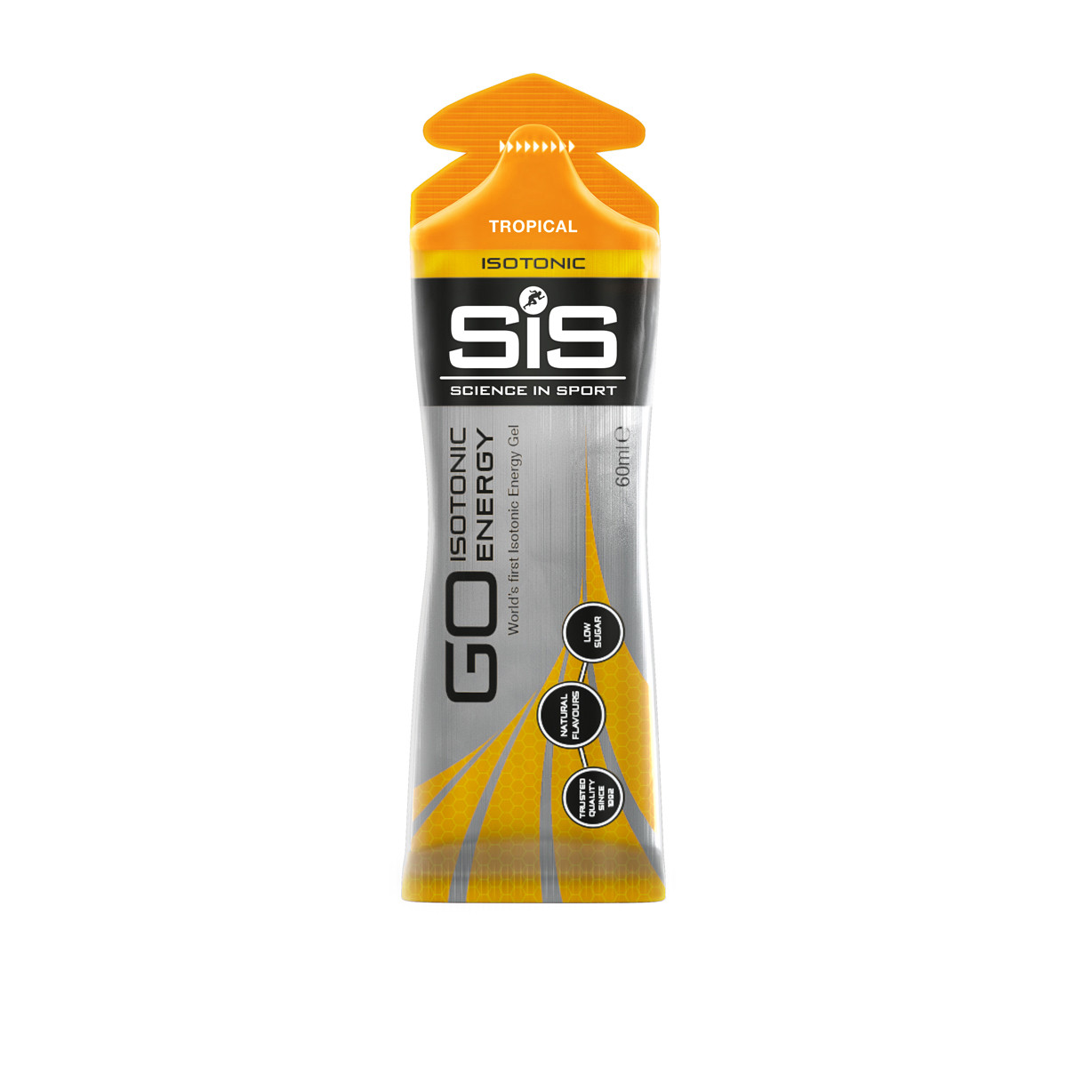 SiS GO izotoninis energetinis gelis Tropical 60 ml energetinis gelis