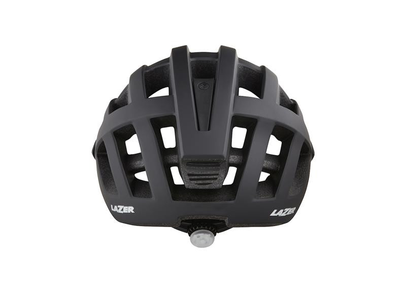 Lazer Petit DLX Matte Black Uni + net + led dviratininko šalmas