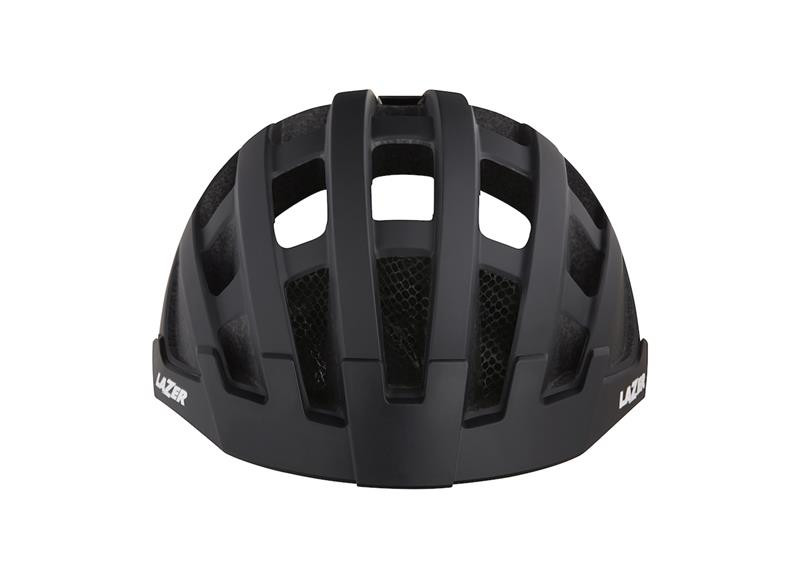 Lazer Petit DLX Matte Black Uni + net + led dviratininko šalmas