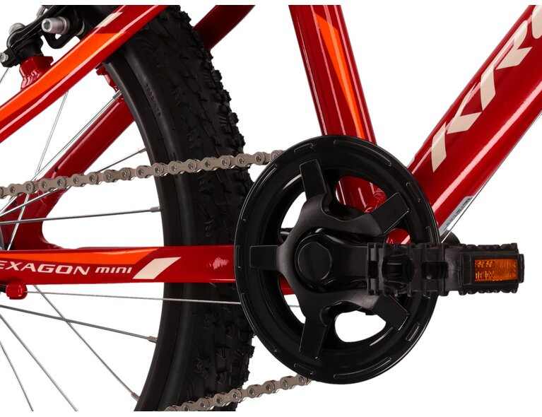 KROSS Hexagon Mini 10 red-whi-ora g Vaikiškas dviratis 20