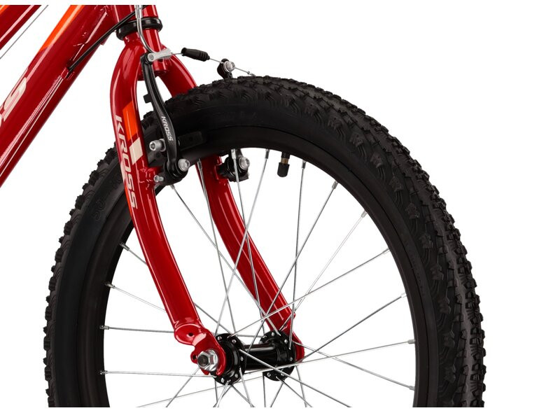 KROSS Hexagon Mini 10 red-whi-ora g Vaikiškas dviratis 20