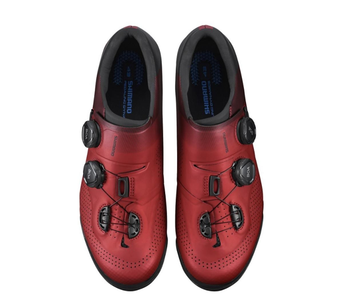 Shimano SH-XC702 MTB raudoni dviratininko batai