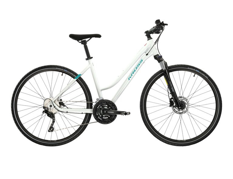 KROSS Evado 70 whi_tur g Moteriškas Hibridinis Dviratis 28
