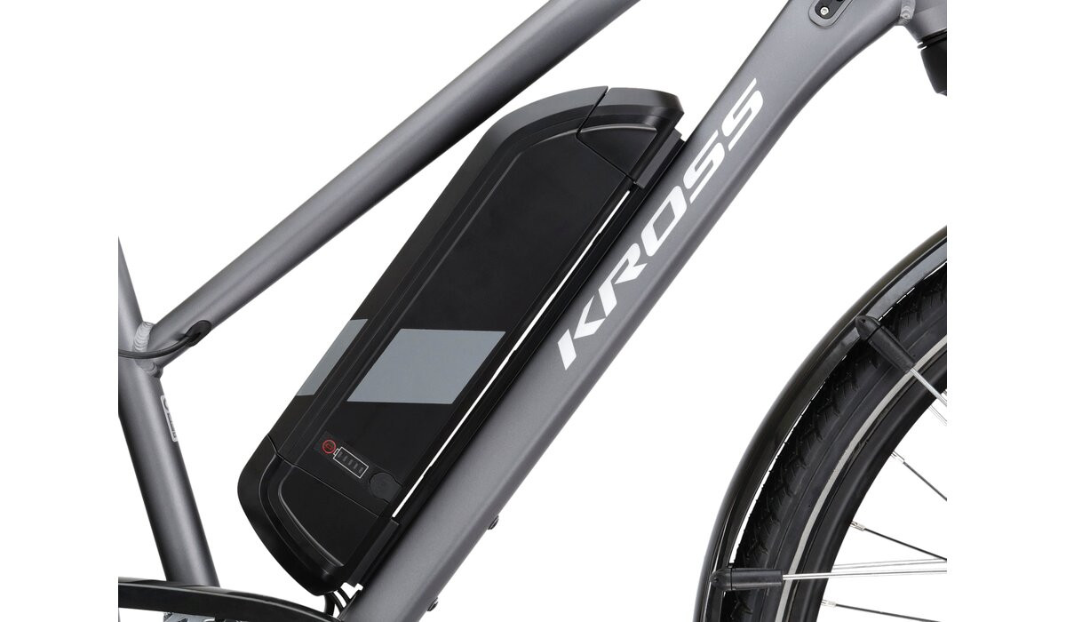 KROSS Trans Hybrid D 522 Wh pew-sil m elektrinis miesto dviratis 28