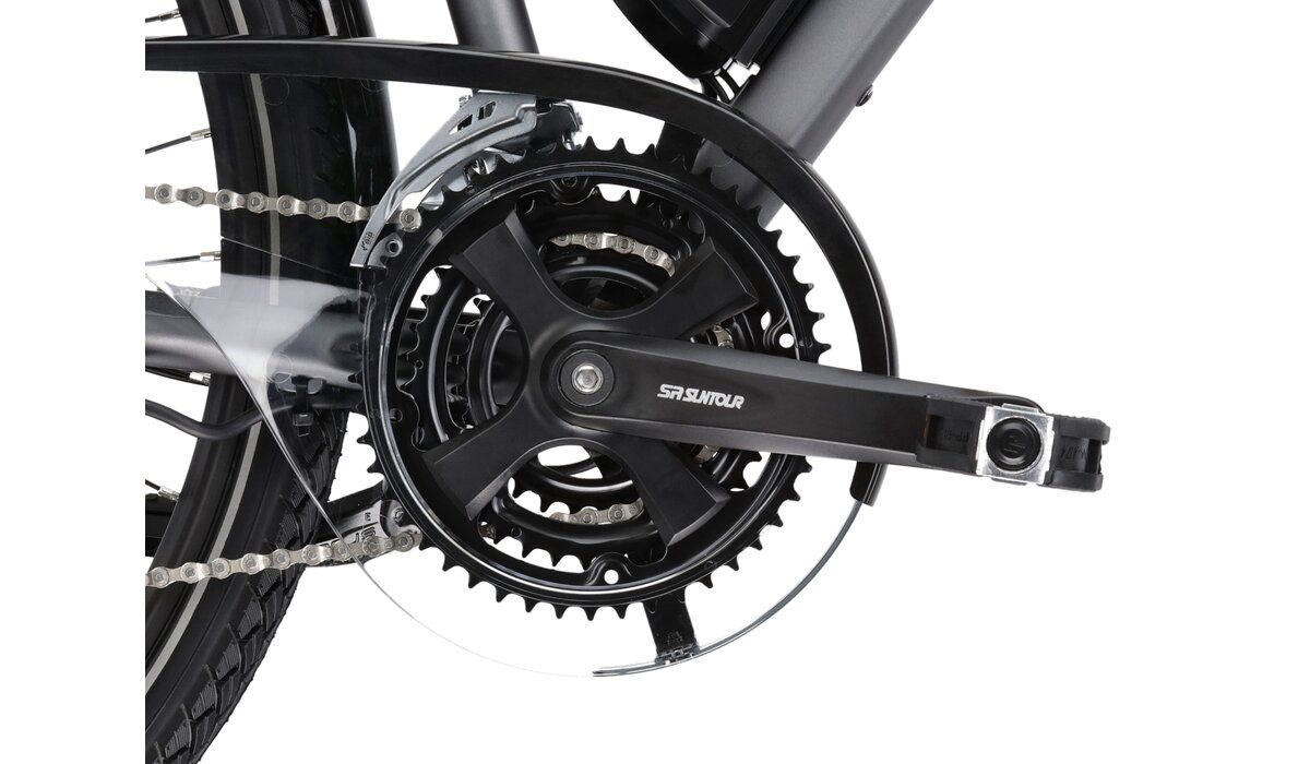 KROSS Trans Hybrid D 522 Wh pew-sil m elektrinis miesto dviratis 28