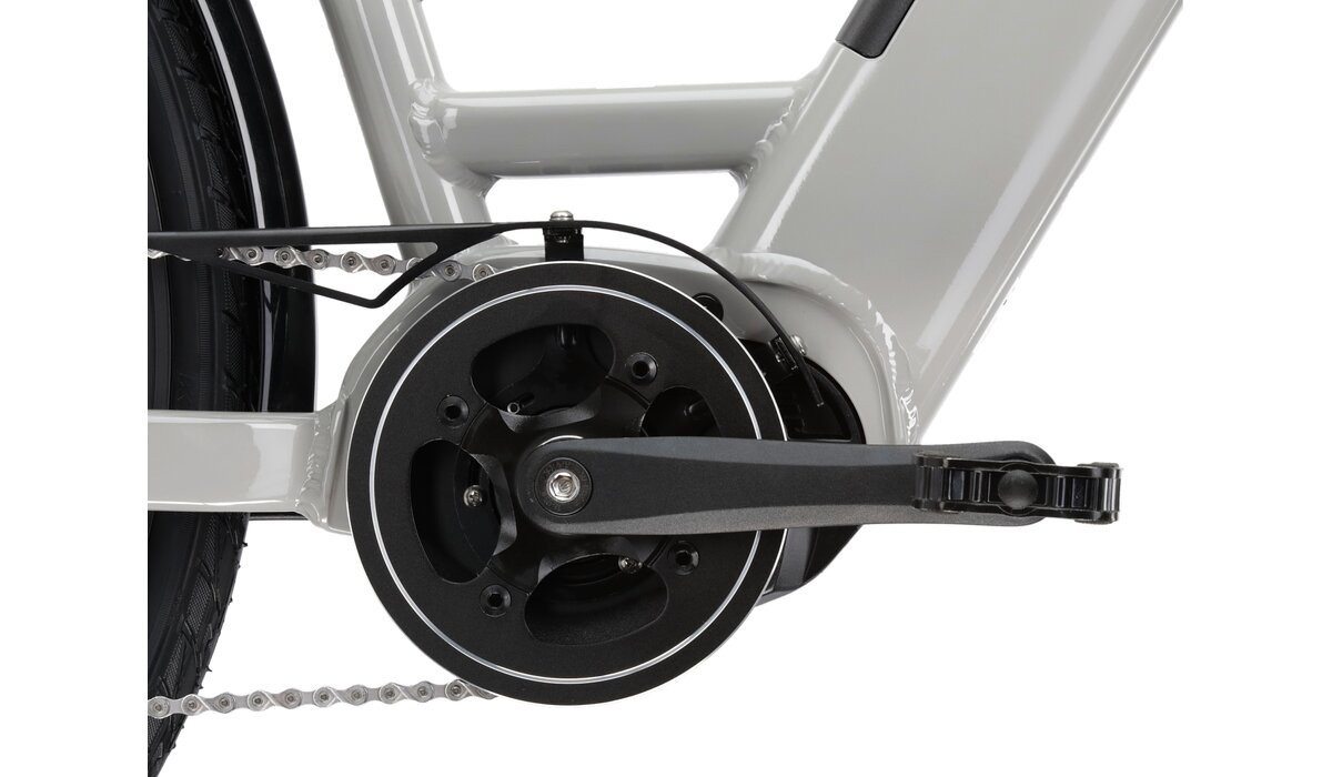 KROSS Trans Hybrid LS 20 561 Wh gry g elektrinis miesto dviratis 28