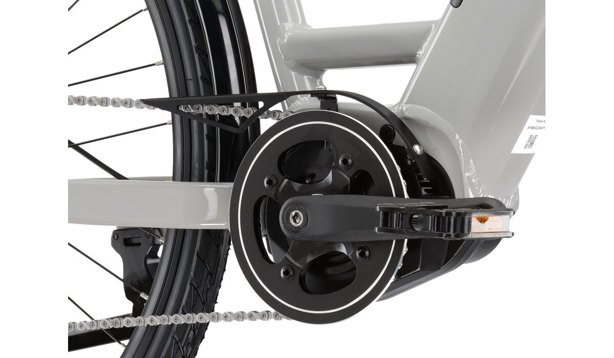 KROSS Trans Hybrid LS 20 561 Wh gry g elektrinis miesto dviratis 28