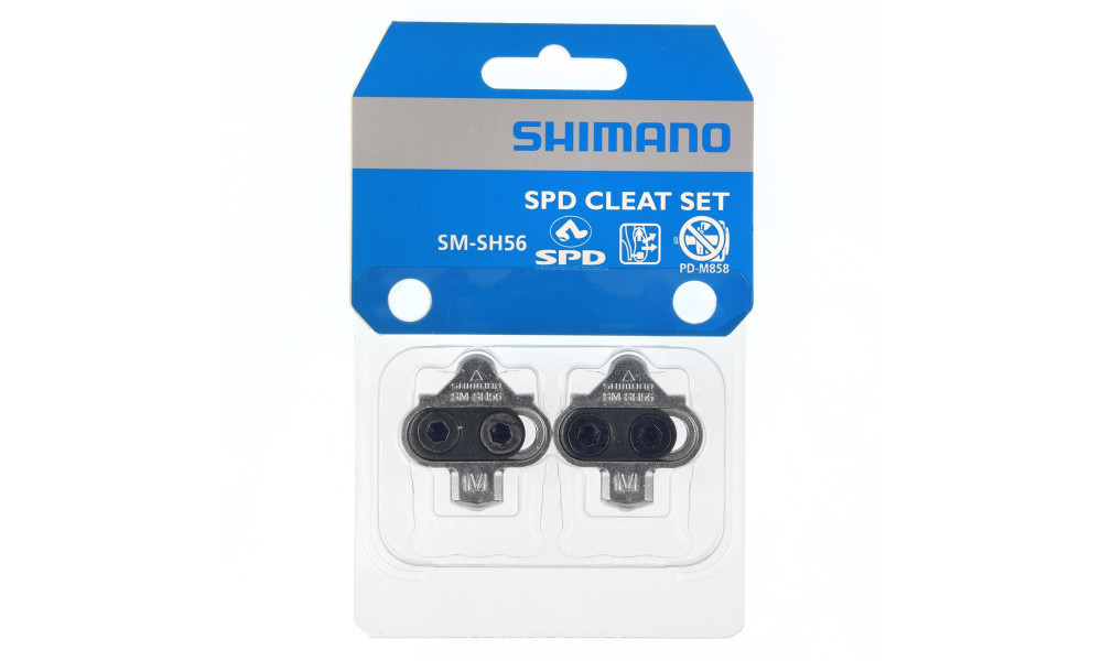 SHIMANO SPD SM-SH56 Silver pedalų plokštelės