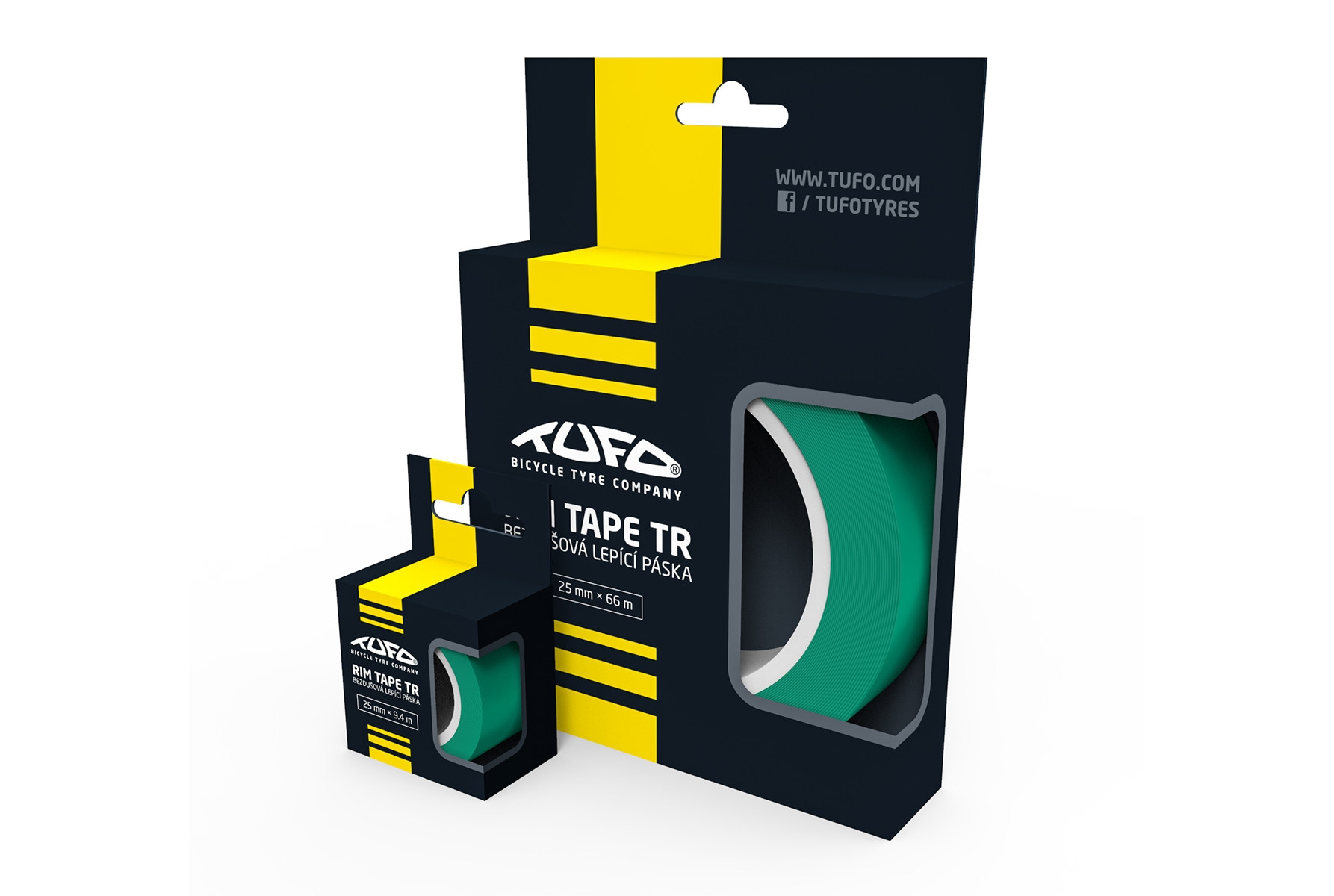 TUFO Rim Tape TR 25x94 m bekamerinių ratlankių juosta