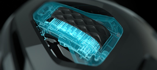 Lazer Strada KinetiCore White šalmas