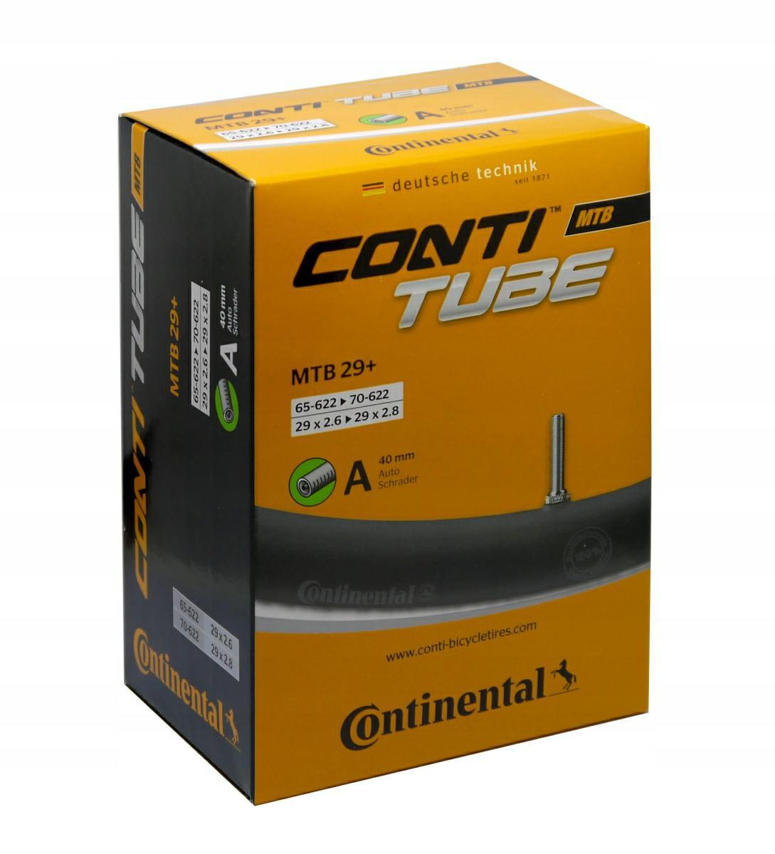 Continental MTB 29+ A 40 mm 65-622-70-622 dviračio padangos vidinis vamzdis