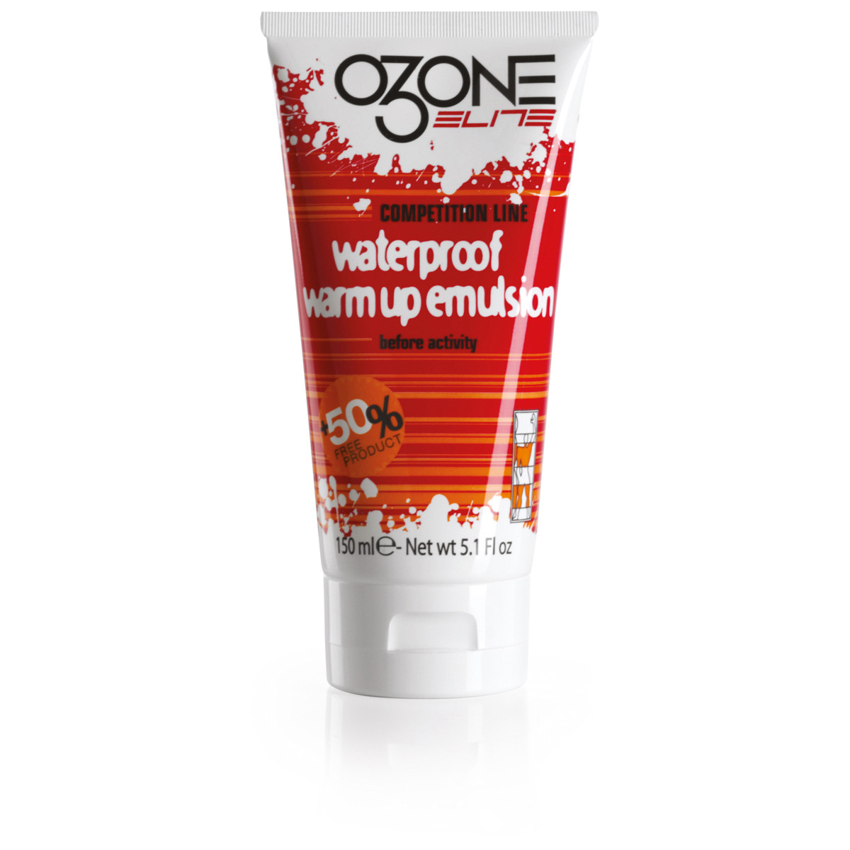 Ozone Elite Waterproof Warm Up Emulsion 150 ml kremas