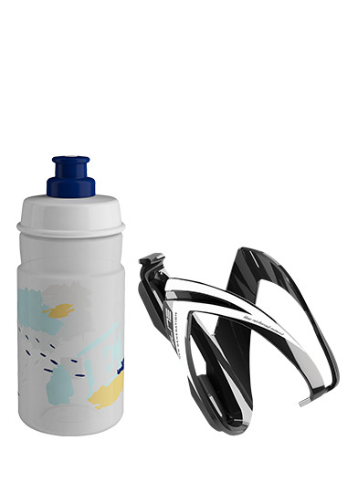 Elite Kit Ceo 350 ml White - Blue Graphic gertuvė su laikikliu