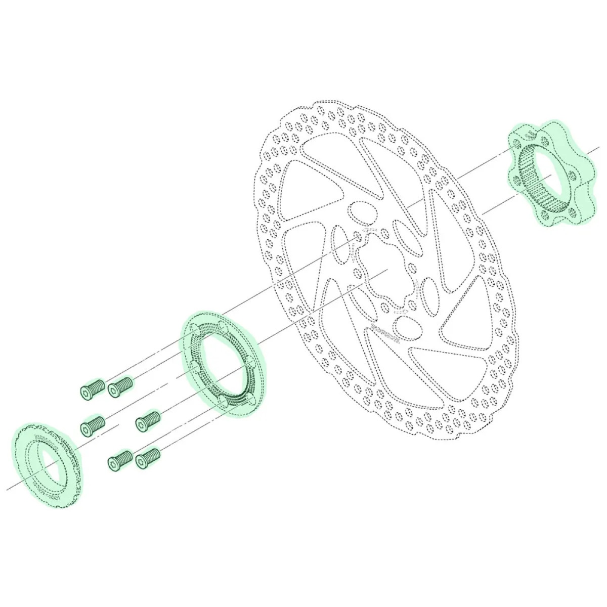 Shimano SM-RTAD05 Center-Lock adapteris