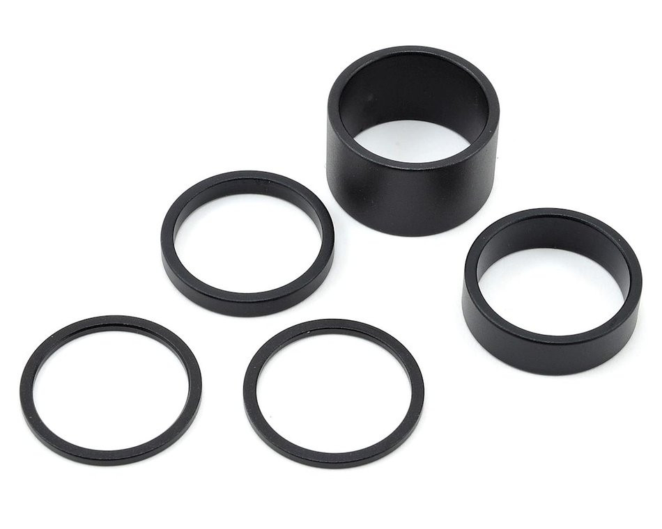 PRO Spacers Set Alloy 1 1/8 Black vairo spacerių rinkinys