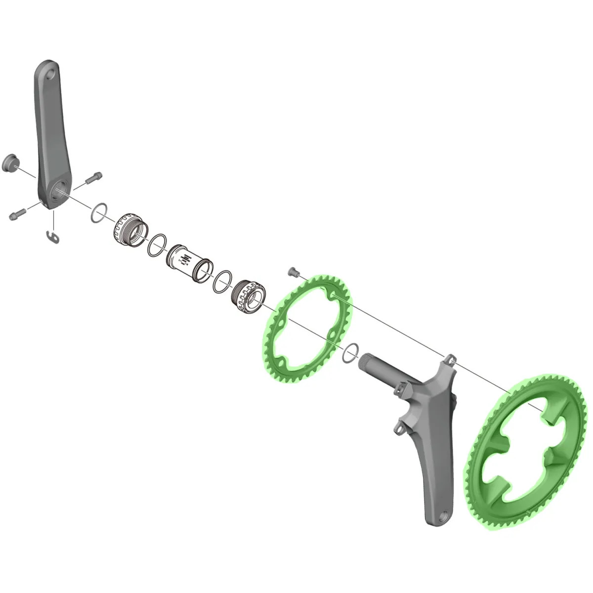 Dantratis Shimano 34T-NK FC-R8100