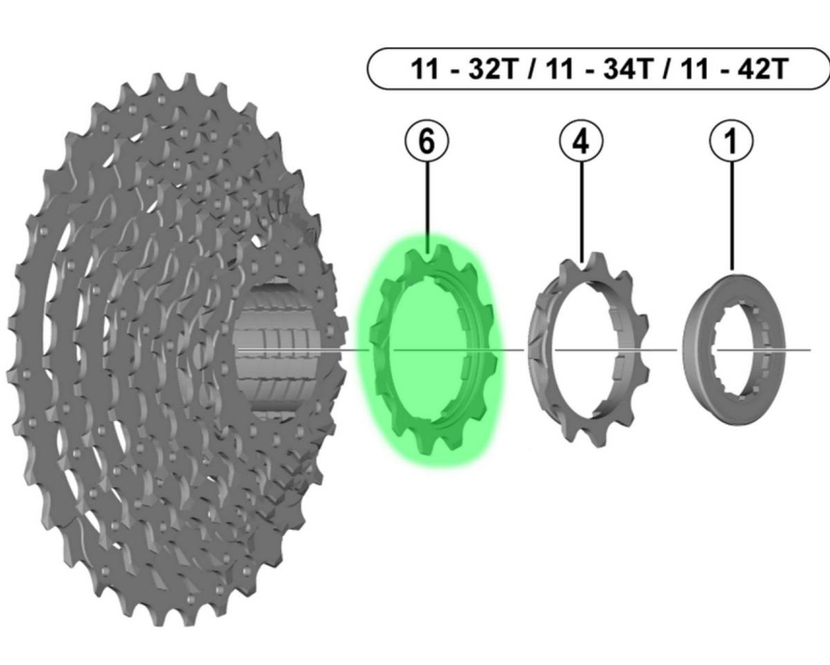 Shimano CS-HG500-10 13T dantratis