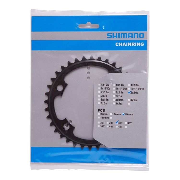 Shimano Tiagra FC-4700 Chainring / 36T-ML For 52-36T/ 2x10-Speed / Black Dantratis