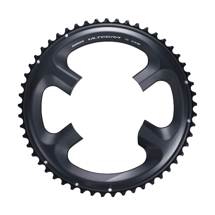 Shimano Ultegra R8000 Chainring / 53T-MW / 2x11-Speed / Black dantratis