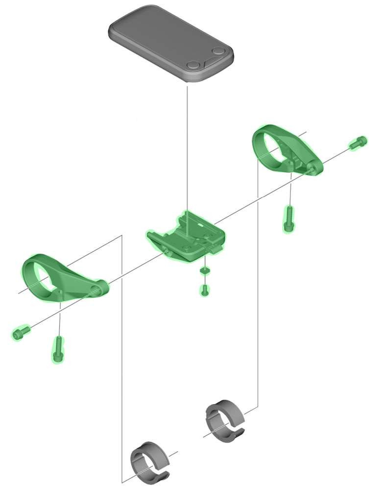 Shimano SC-E6100 spidometro laikiklis