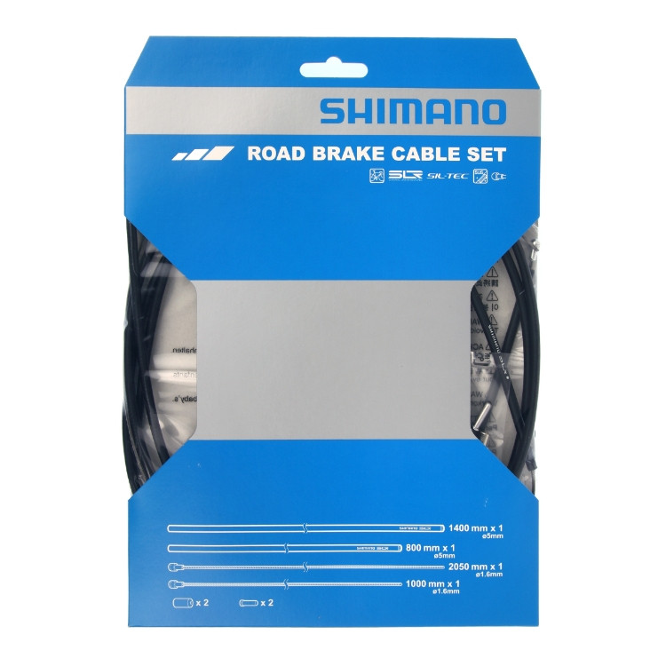 Shimano Road Brake Cable Set SIL-TEC COATING Stabdžių trosų ir šarvų rinkinys