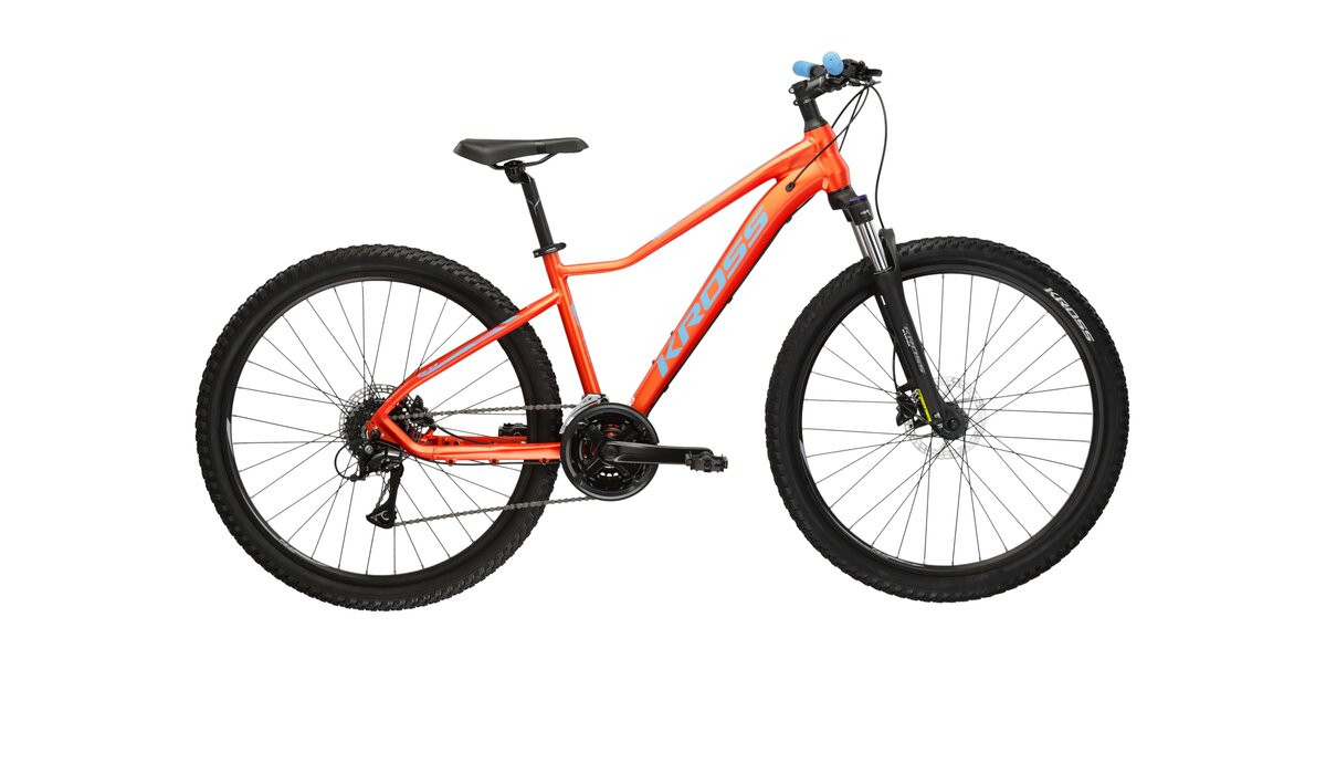 KROSS Lea 60 ora-blu m  Moteriškas kalnų MTB dviratis 275