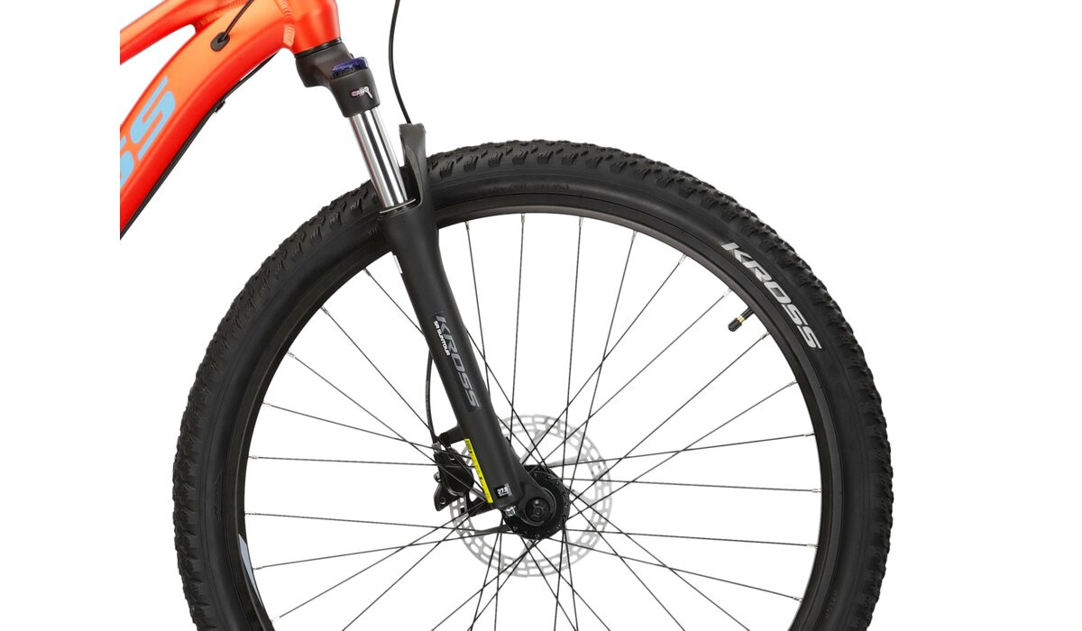 KROSS Lea 60 ora-blu m  Moteriškas kalnų MTB dviratis 275