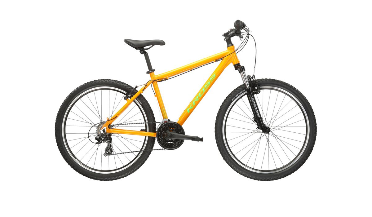 KROSS Hexagon 10 ora-gre g  kalnų MTB dviratis 26