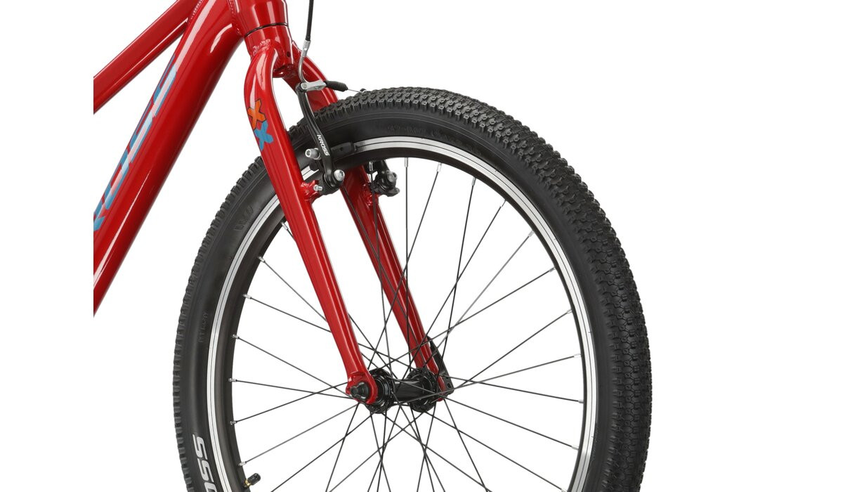 KROSS Level JR 10 red-tea g vaikiškas dviratis 24