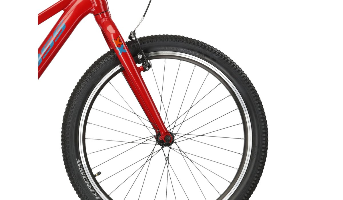 KROSS Level JR 10 red-tea g vaikiškas dviratis 24