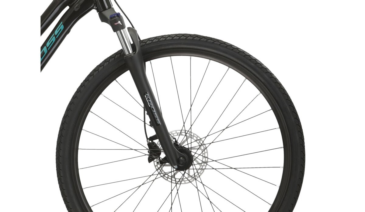 KROSS Evado 50 D bla-tur g moteriškas hibridinis dviratis 28 N