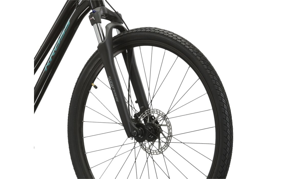 KROSS Evado 50 D bla-tur g moteriškas hibridinis dviratis 28 N