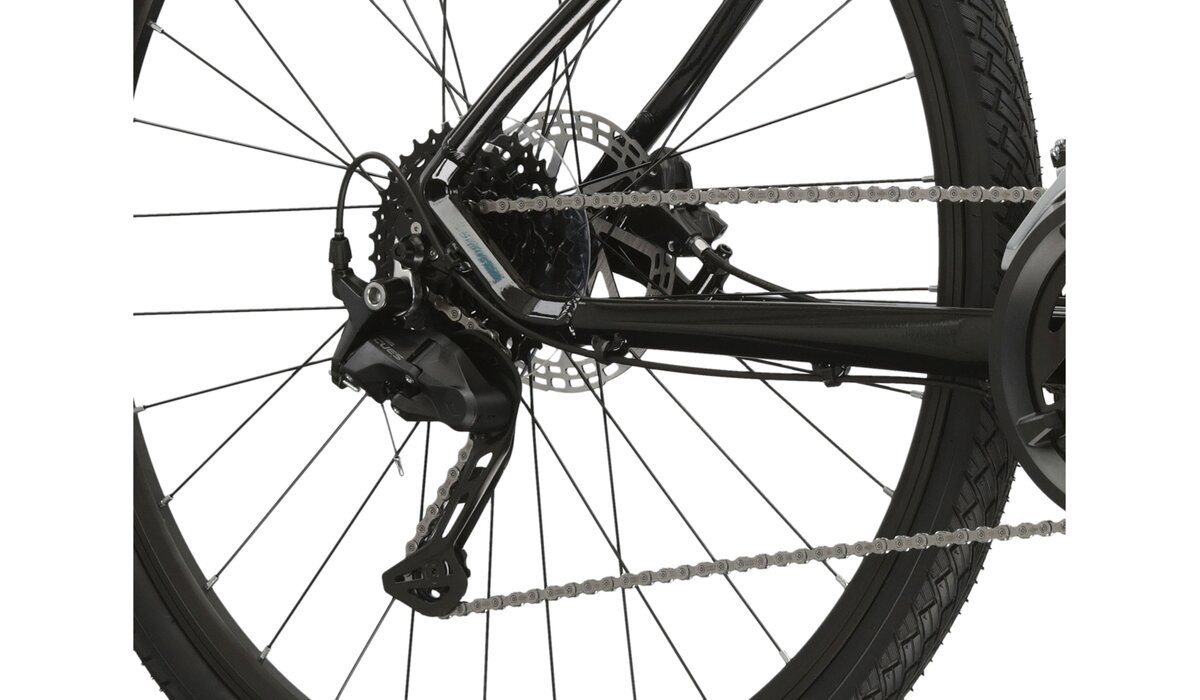 KROSS Evado 50 D bla-tur g moteriškas hibridinis dviratis 28 N