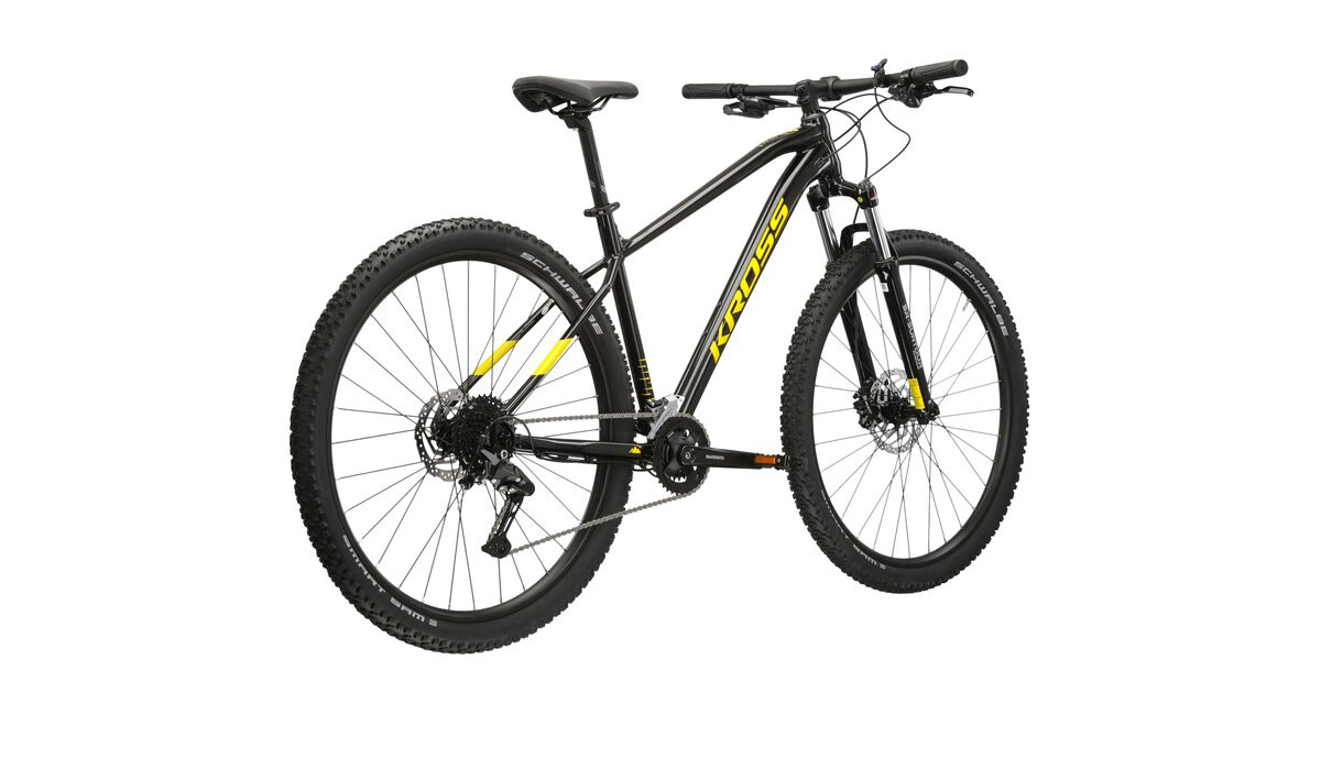 KROSS Level 20 bla-yel g kalnų MTB dviratis 29
