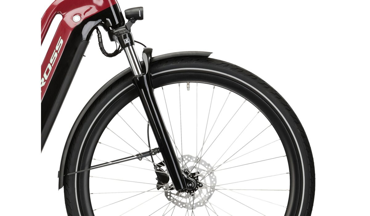 KROSS Sentio Hybrid 60 504 Wh che-bla elektrinis miesto dviratis 28