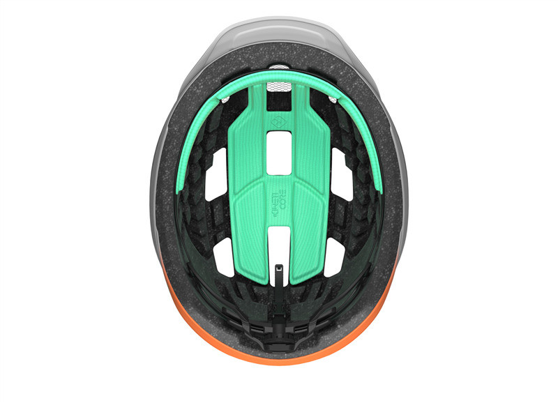 Lazer Cerro KinetiCore White Flash Orange šalmas