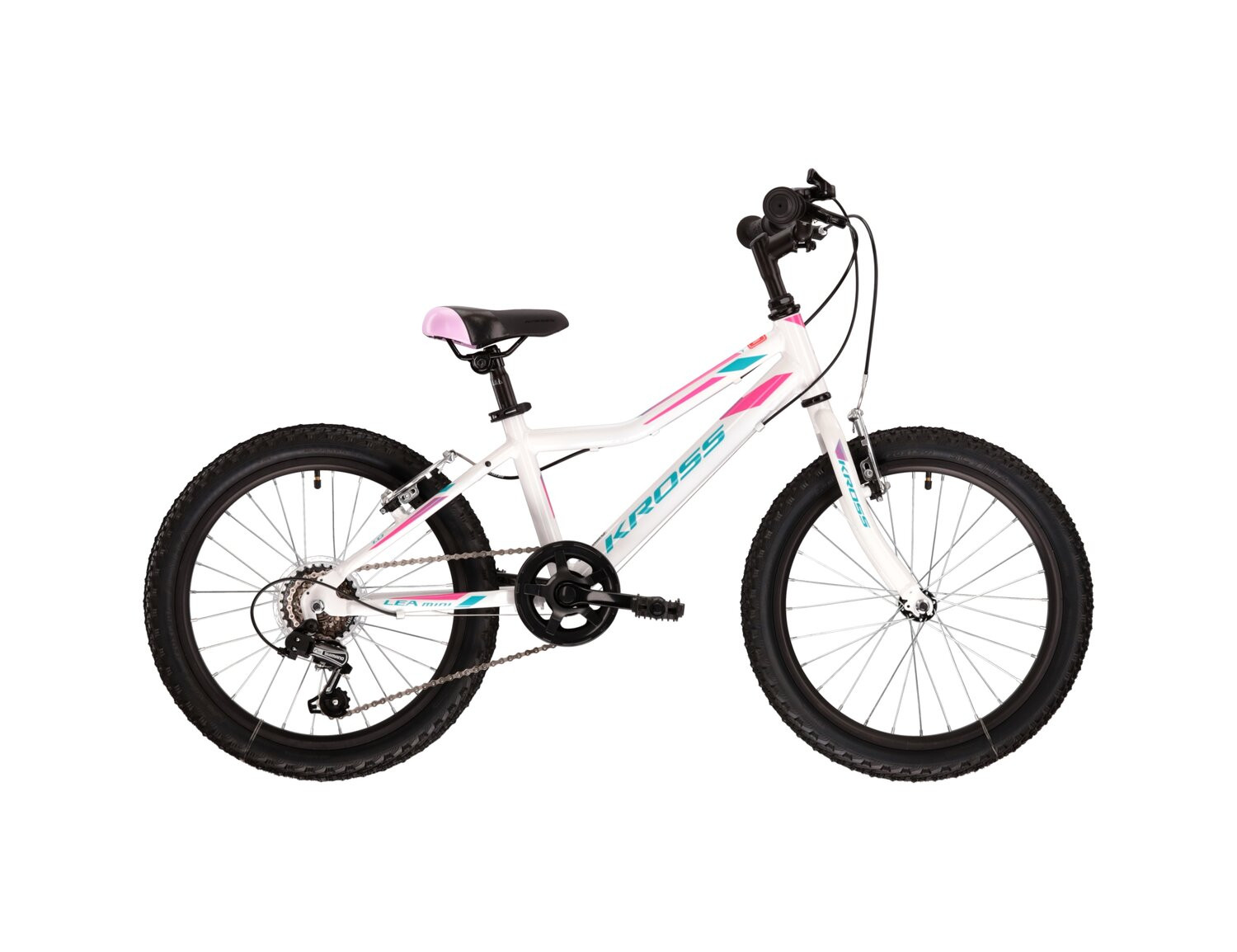 KROSS Lea Mini 10 whi-blu-pin g vaikiškas dviratis 20