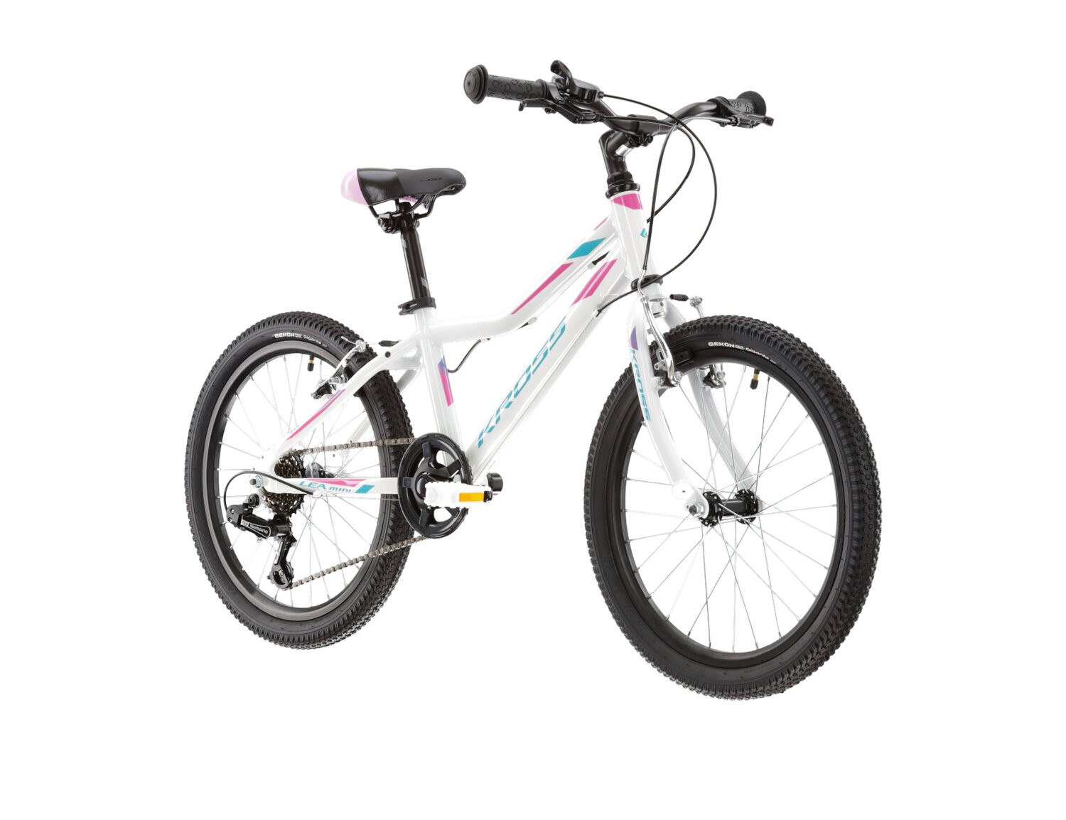 KROSS Lea Mini 10 whi-blu-pin g vaikiškas dviratis 20