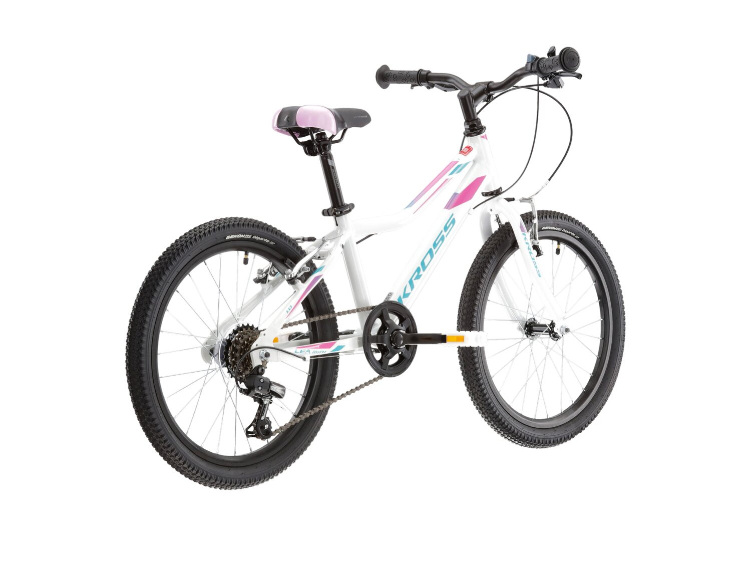KROSS Lea Mini 10 whi-blu-pin g vaikiškas dviratis 20