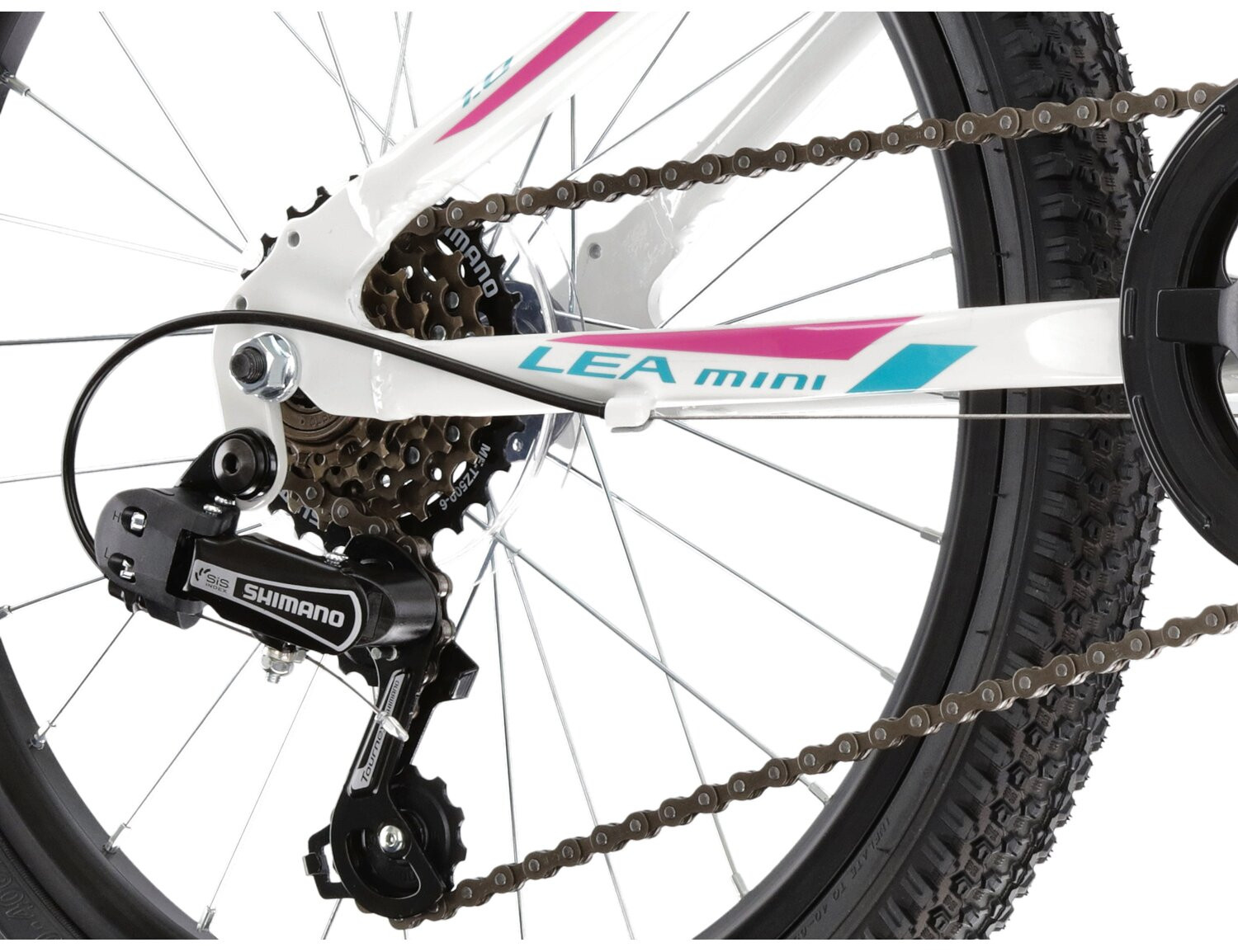 KROSS Lea Mini 10 whi-blu-pin g vaikiškas dviratis 20