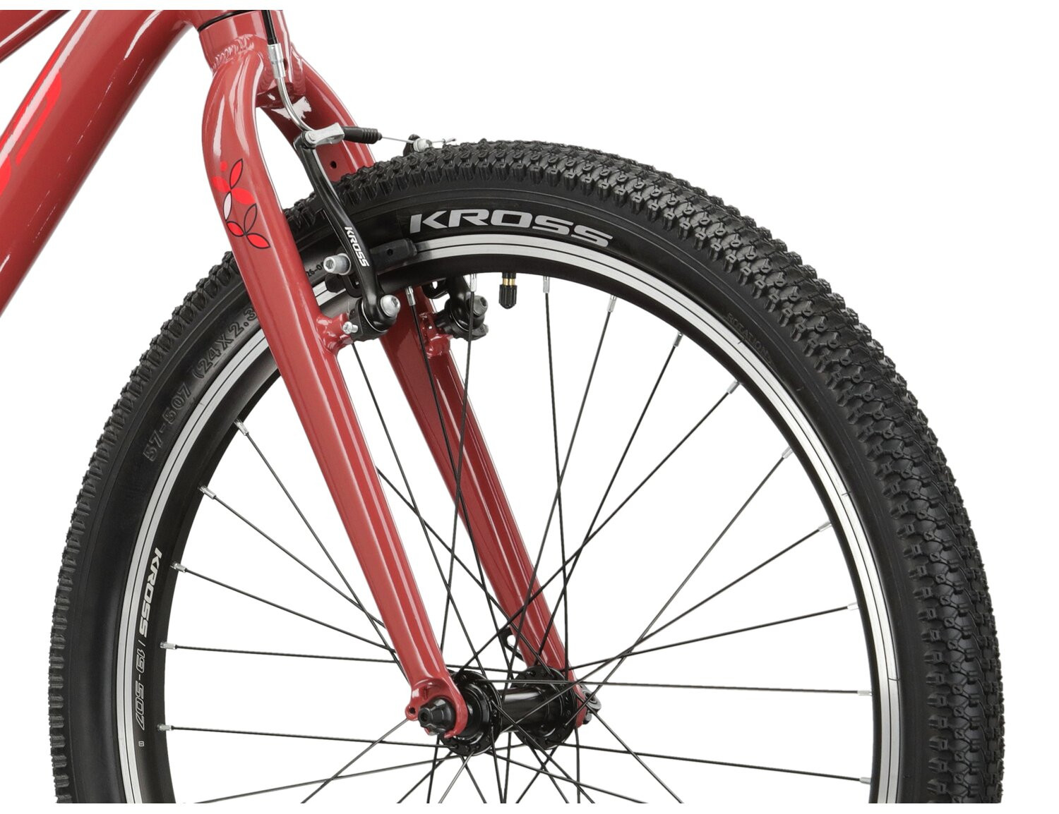 KROSS Lea JR 10 D cla-pin g mergaitiškas vaikiškas dviratis 24