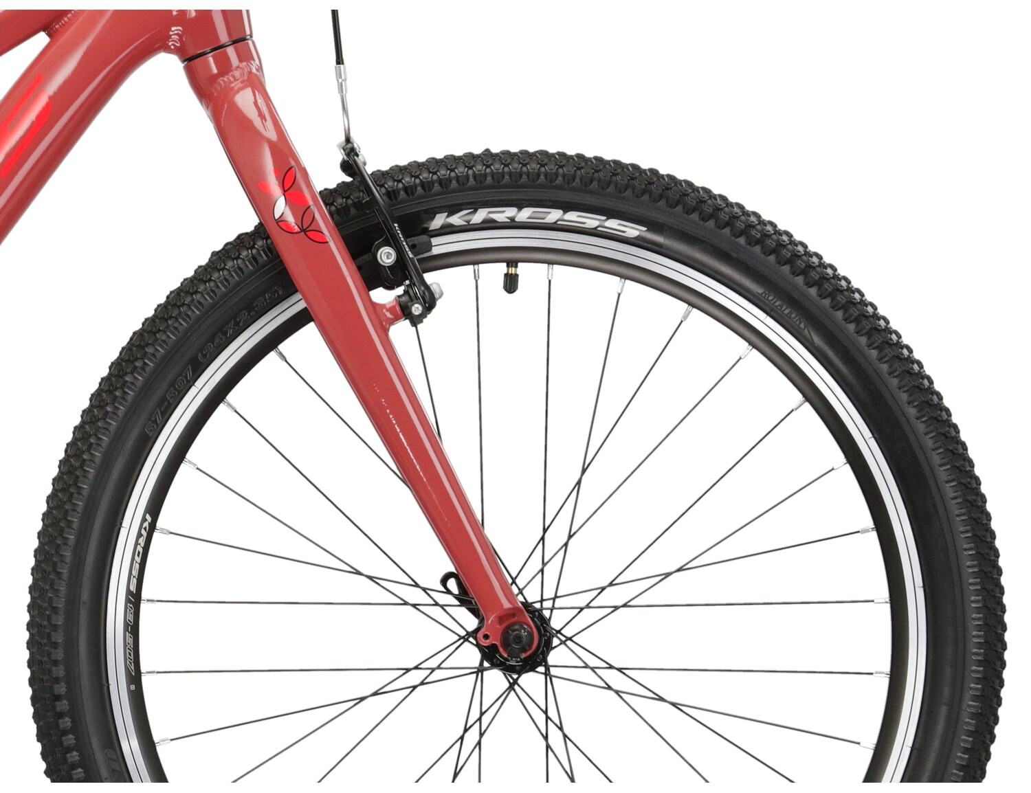 KROSS Lea JR 10 D cla-pin g mergaitiškas vaikiškas dviratis 24