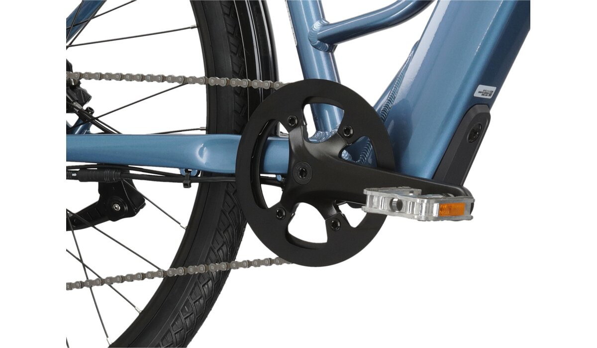 KROSS Trans Hybrid LS 10 349 Wh blu-whi g elektrinis miesto dviratis 28