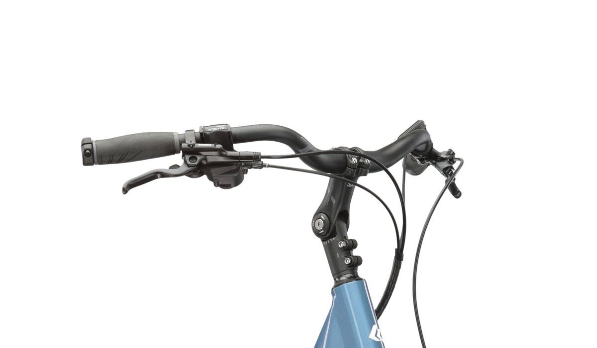 KROSS Trans Hybrid LS 10 349 Wh blu-whi g elektrinis miesto dviratis 28