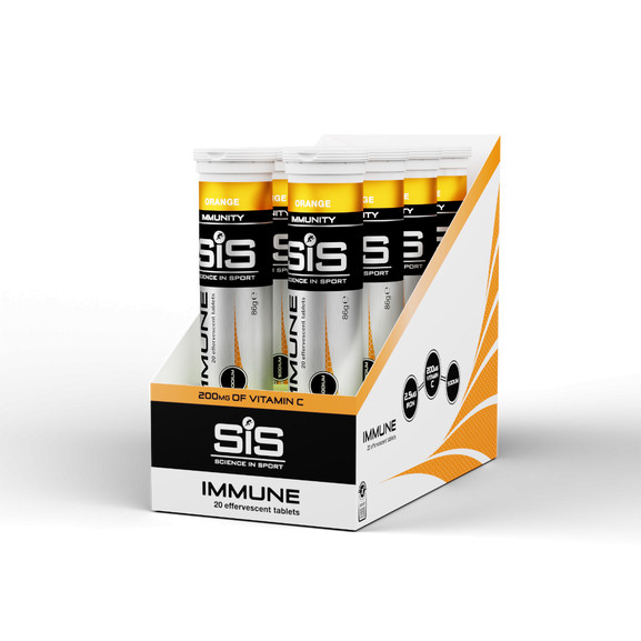 SiS Imuninės tabletės Orange 20x43 g Vitaminų Gėrimas Tabletėmis