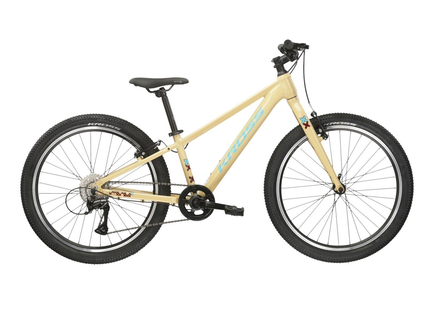 KROSS Level JR 10 bei g vaikiškas dviratis 24