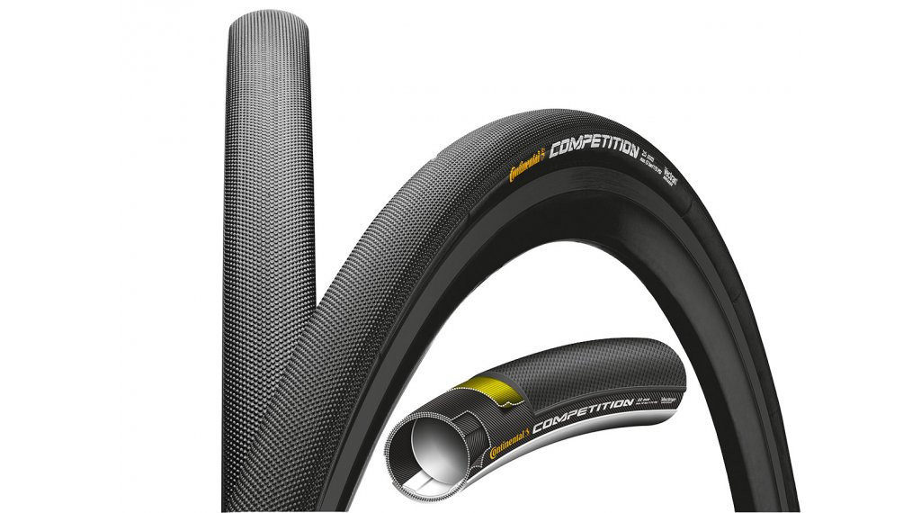 Continental Competition TT 28x25 mm Black Tubular klijuojama padanga
