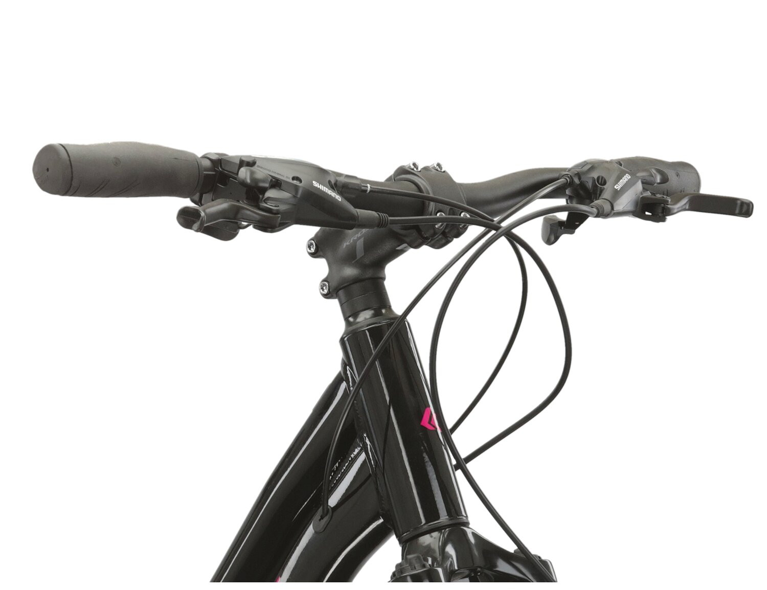 KROSS Evado 40 D bla-ras g moteriškas hibridinis dviratis 28 N