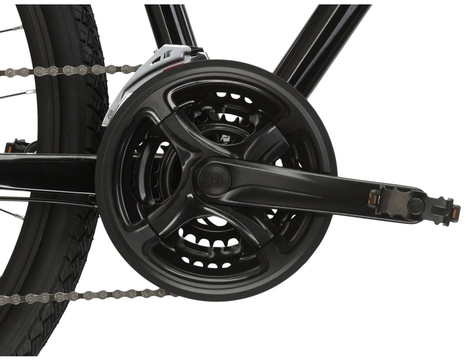 KROSS Evado 40 D bla-ras g moteriškas hibridinis dviratis 28 N